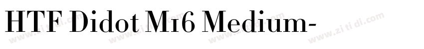 HTF Didot M16 Medium字体转换